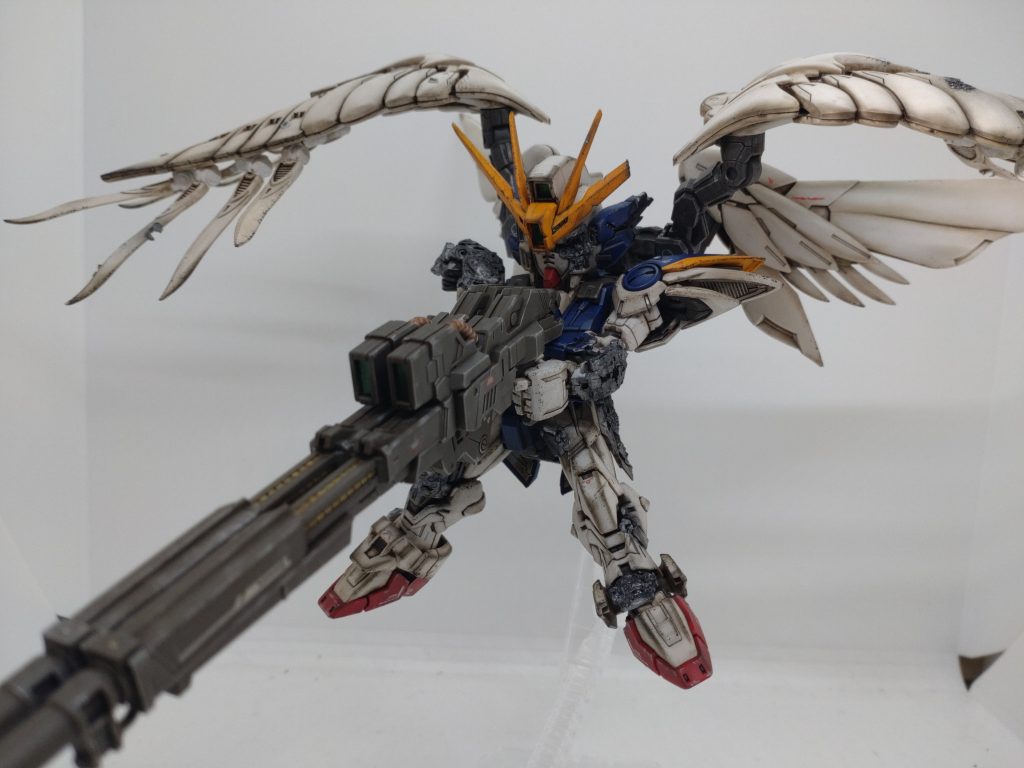 誰もがやるであろう、ラストシューティングボロボロになっても任務を遂行する姿、ステキです✨