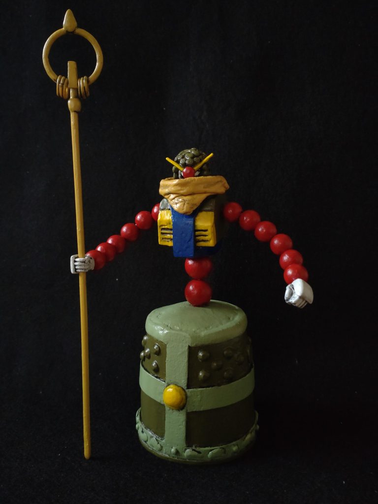 特徴的なデザインのマンダラガンダム。放送当時のHJ、モデグラの作例、ネットで自作されてる作品を参考に製作しました。私は百均のマテリアルを利用して、なるべく安く仕上げてます(笑)