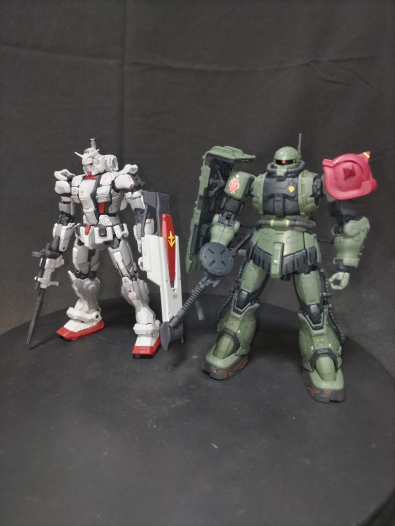HGガンダムとツーショット