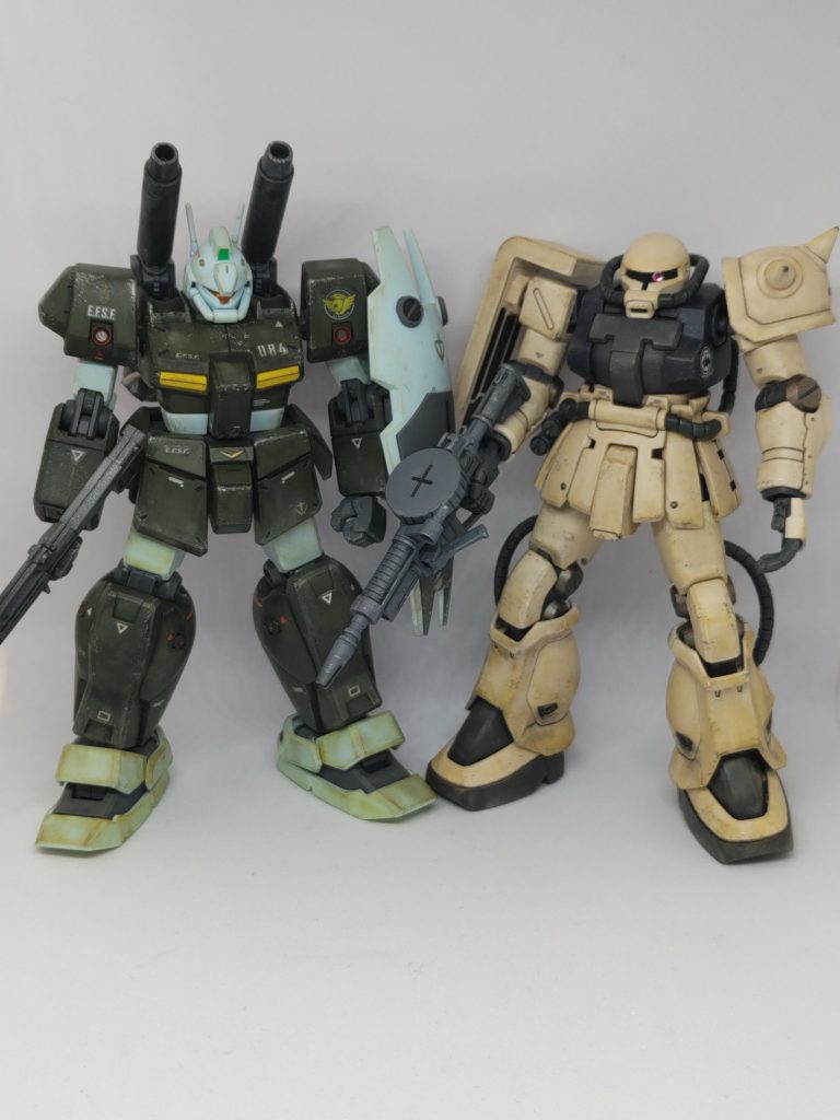 どちらも汚しが似合うキース機