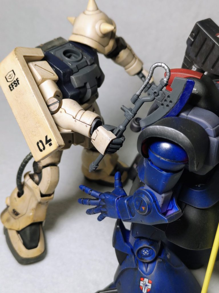 首なしでドムを撃墜しちゃうキースすごい(zaku-kao4)