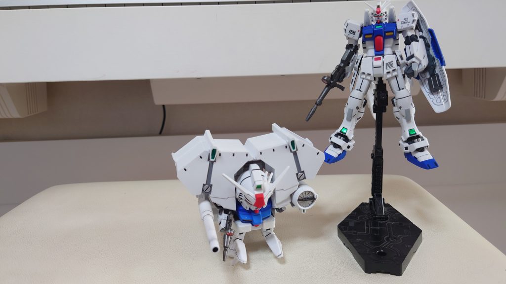 前回作った、SDデンドロビウムと。ステイメン大好きです。