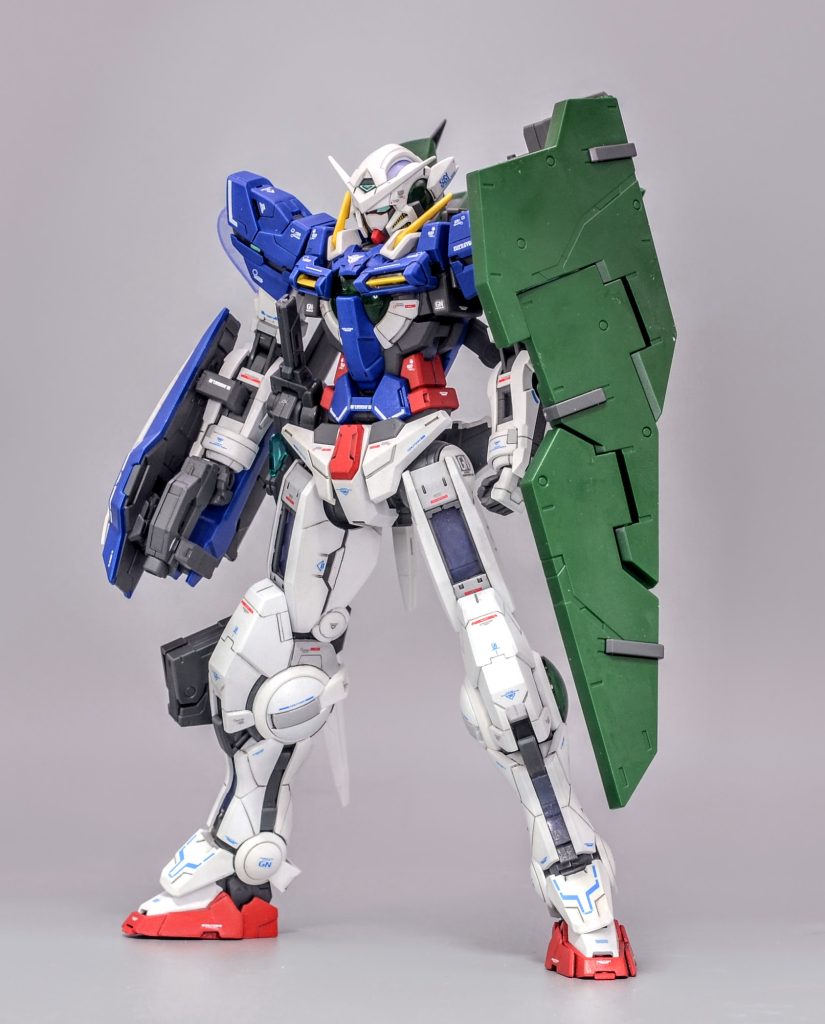 GNフルシールドを仮付した状態です