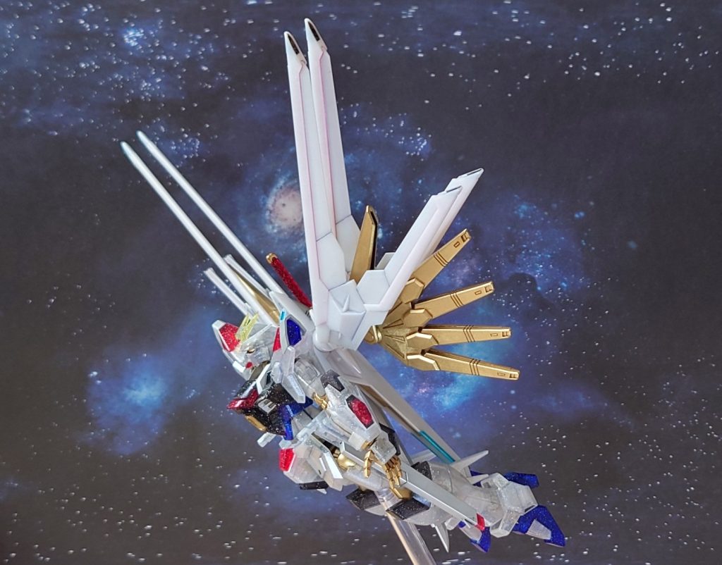 HGCE 1/144 マイティーストライクフリーダムガンダム[リミテッドクリア]–2枚目/制作者：黒井 響介