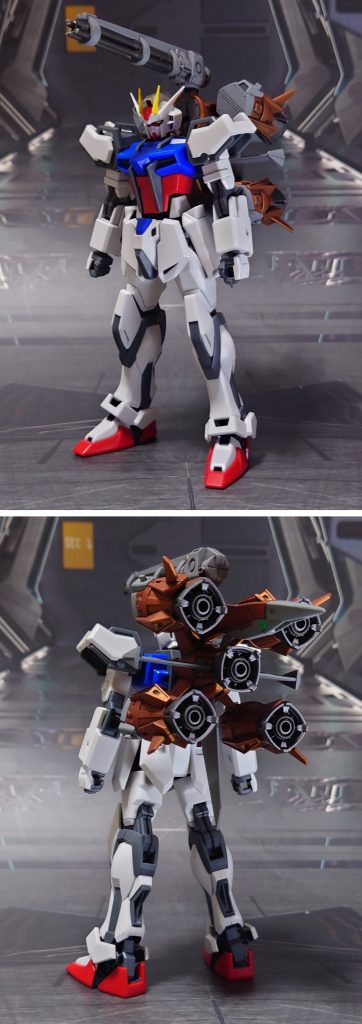 幻の形態、ガンバレルストライクで前後ろ。