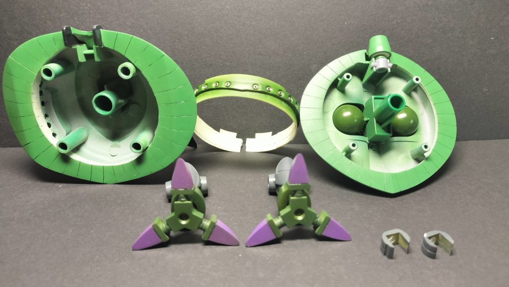 綺麗に消えた肉抜き爪と足の間も作り直し