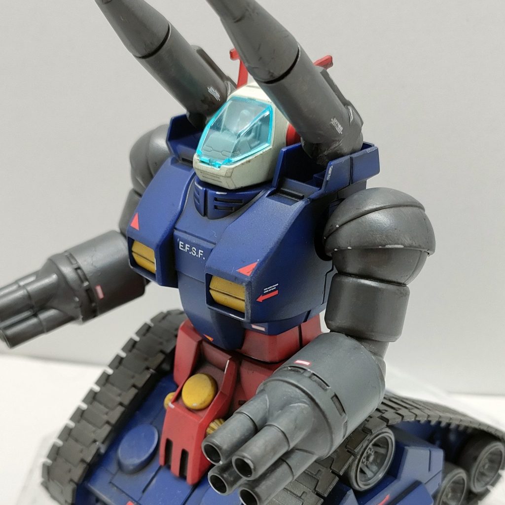 HG ガンタンク 部分筆塗り ウェザリング｜noriさんのガンプラ作品