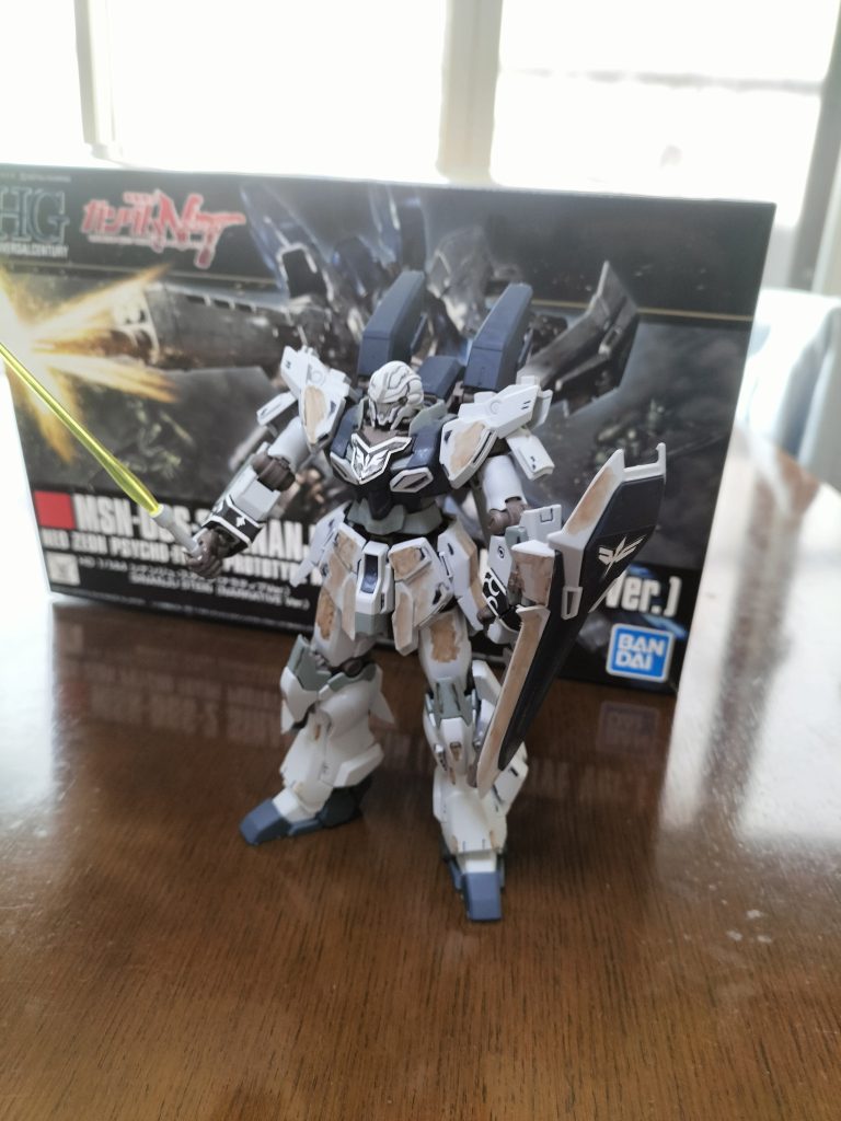 HGUCシナンジュ・スタイン無塗装、ウェザリング仕上げ–9枚目/制作者:tsuyochaXXX