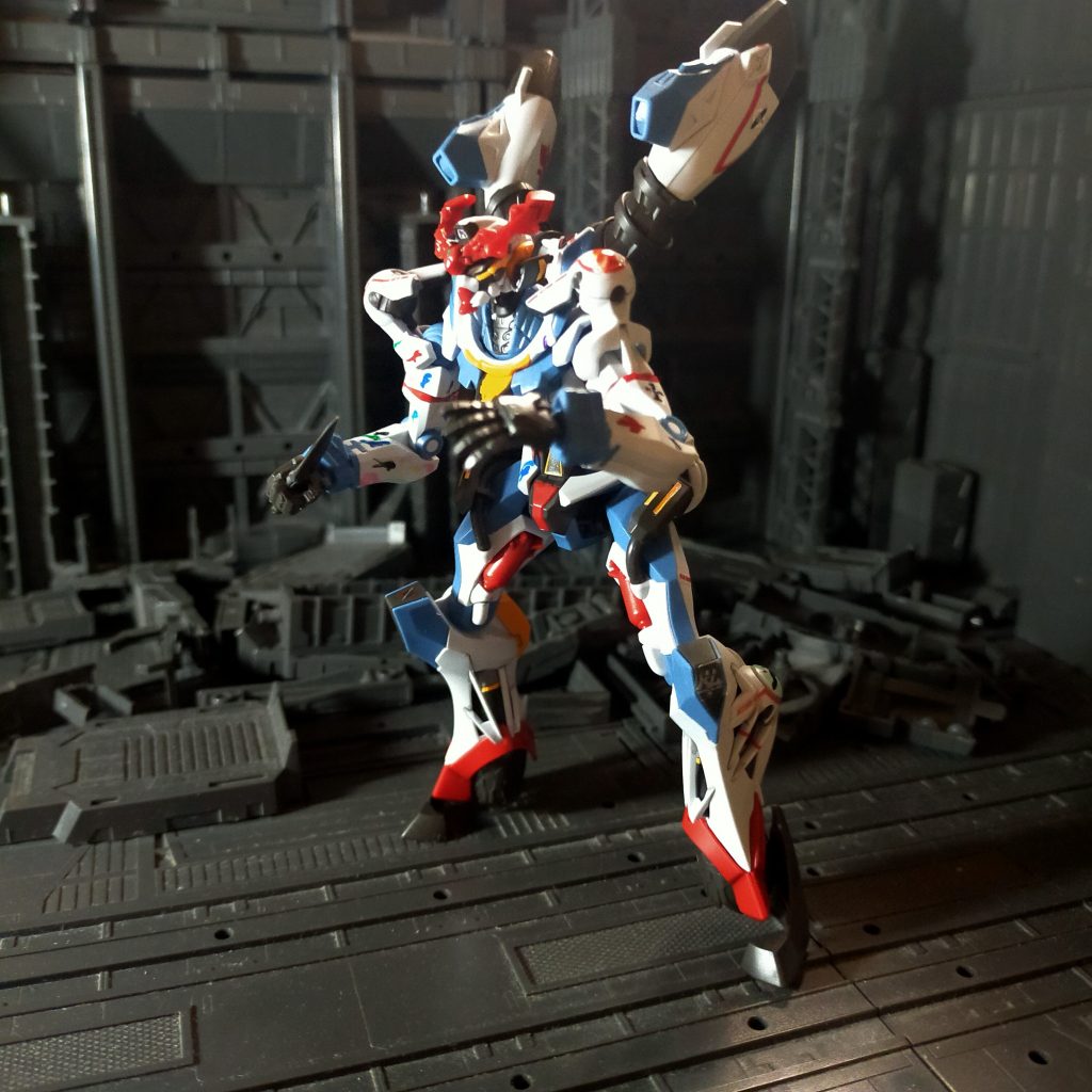 アーマーシュナイダーの構え。