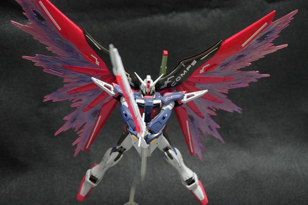 VLエフェクトはクリアブルーで塗装しパールを上塗り、思ったより暗くなってしまいました。