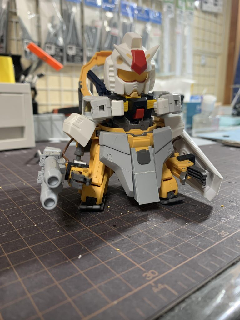 BB戦士ガンダムMk-II＋FA Mk-II風トロハチ–4枚目/制作者：ミヤさん