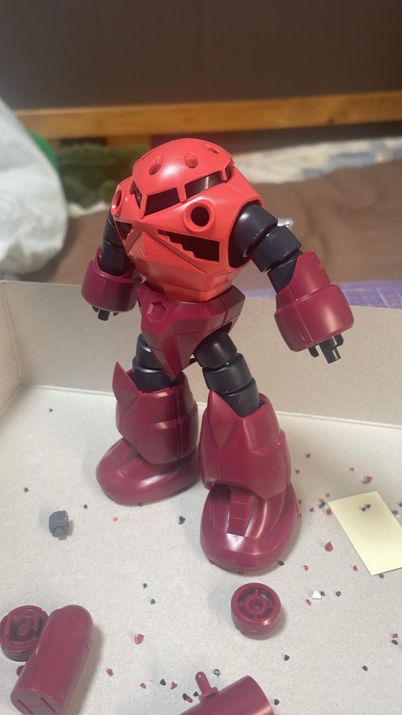 2️⃣仮組(クローとバックパックは塗装後に)