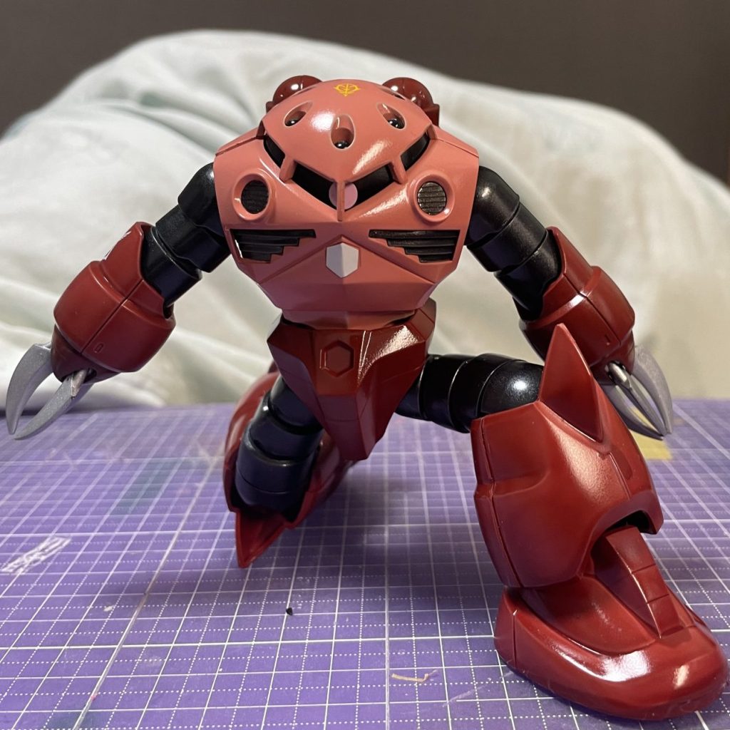 シャア専用ズゴック MSM-07S 壁かけ格納庫 ジオラマ 題:【ジャイアン！もうやめて】MSM-07 シャア専用ズゴック