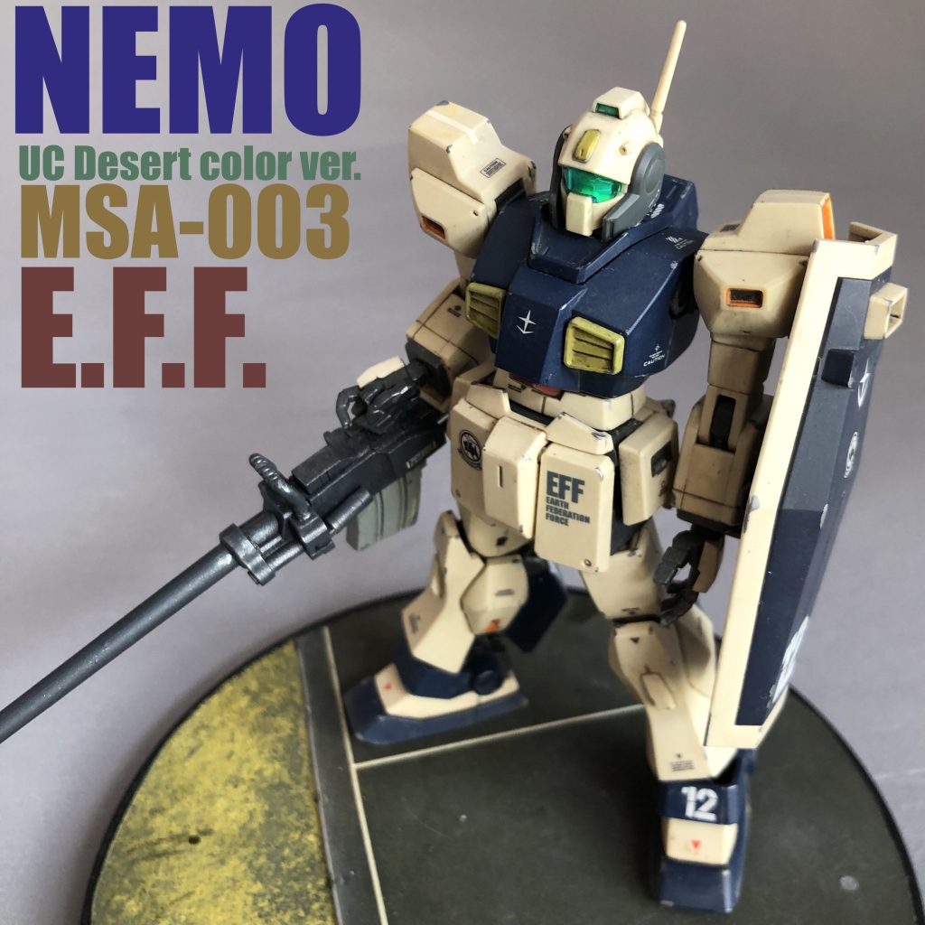 【HGUC】ネモ（ユニコーンデザートカラーVer）