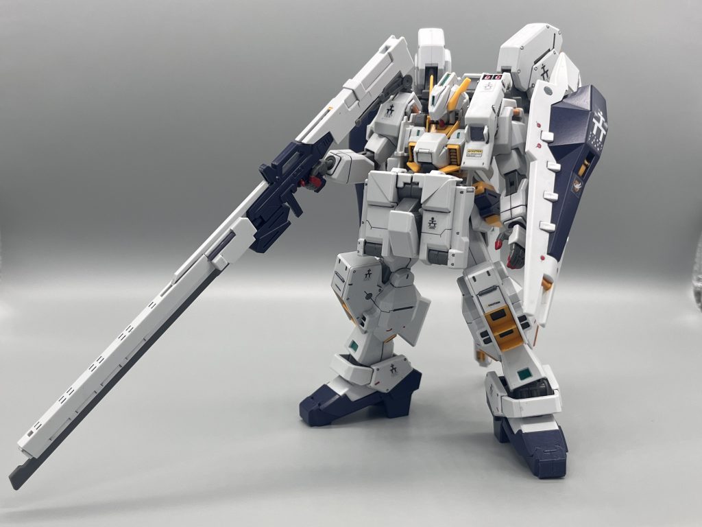 前面。塗り分けはMGを準拠としています。やはり長物は良いですね…