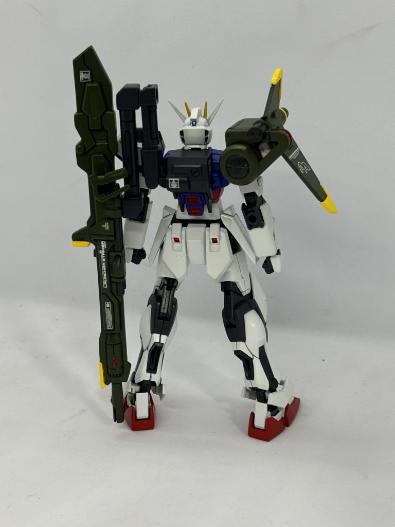 背面からアグニ→RLM83ダークグリーン黄色→キアライエローアーム部→ガンダムカラー　ファントムグレー