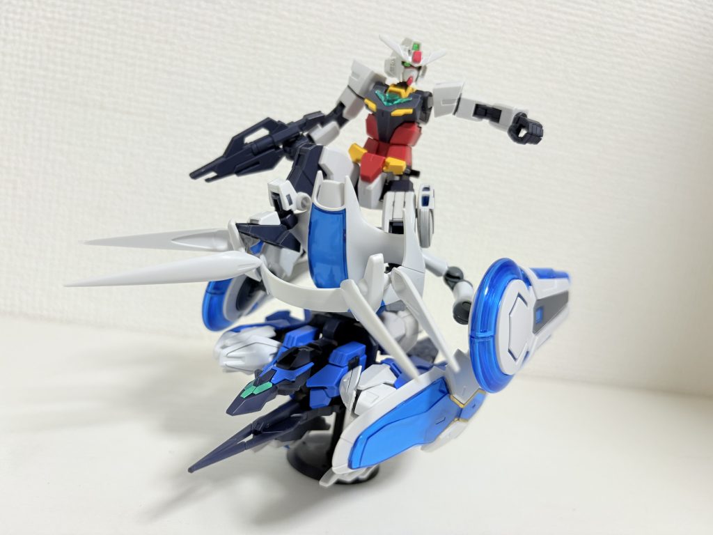 正直なところ、アースアーマーにすることができるとは思ってませんでした。装備形態でぺたぺたしてたので、かっこいいなら分離できなくてもと思ってましたが、分離すればこれはこれでいいなとなりましたw 