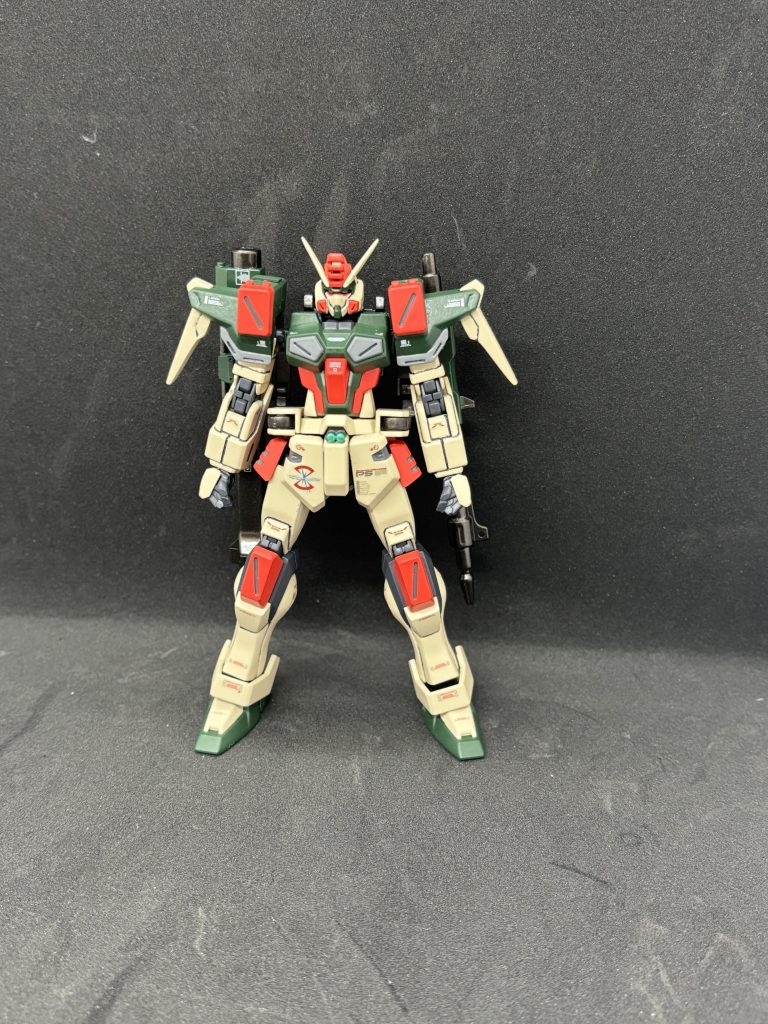 正面から今回も握り手等のハンドパーツはビルドハンズ角から拝借。