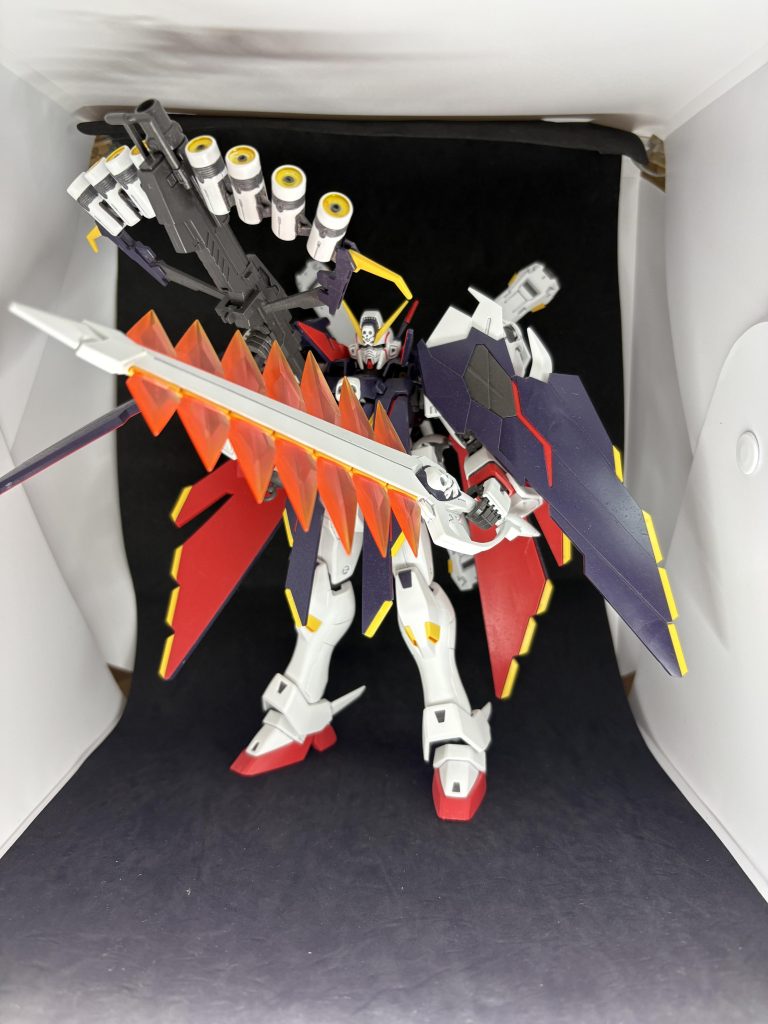 フル装備、んー保持力が😭　ポージング大変😅