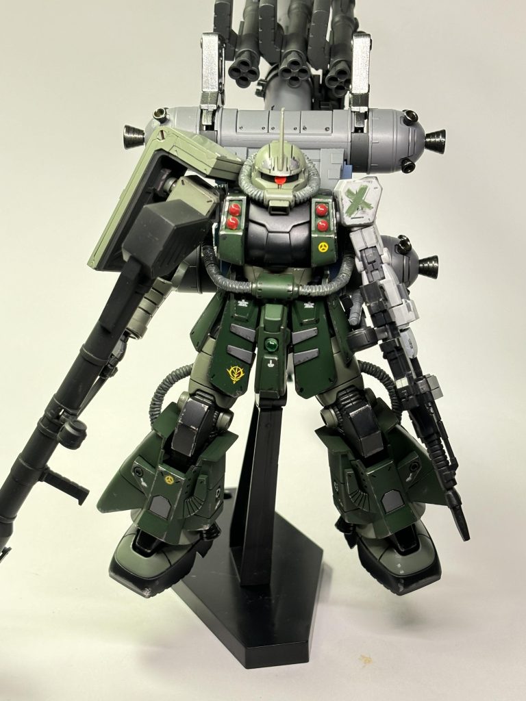 片腕はオリジンジムです。これでビーム技術が使えます。