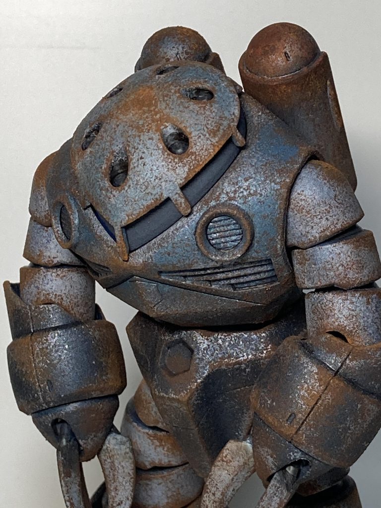 しばらく飾ったら苔塗装を上に乗せてさらに朽ちさせたい気持ちあり。