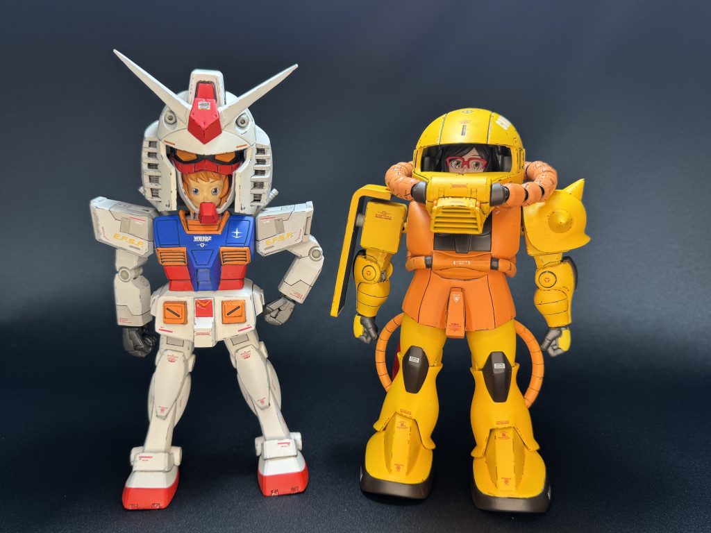 チナちゃんザクとツーショット