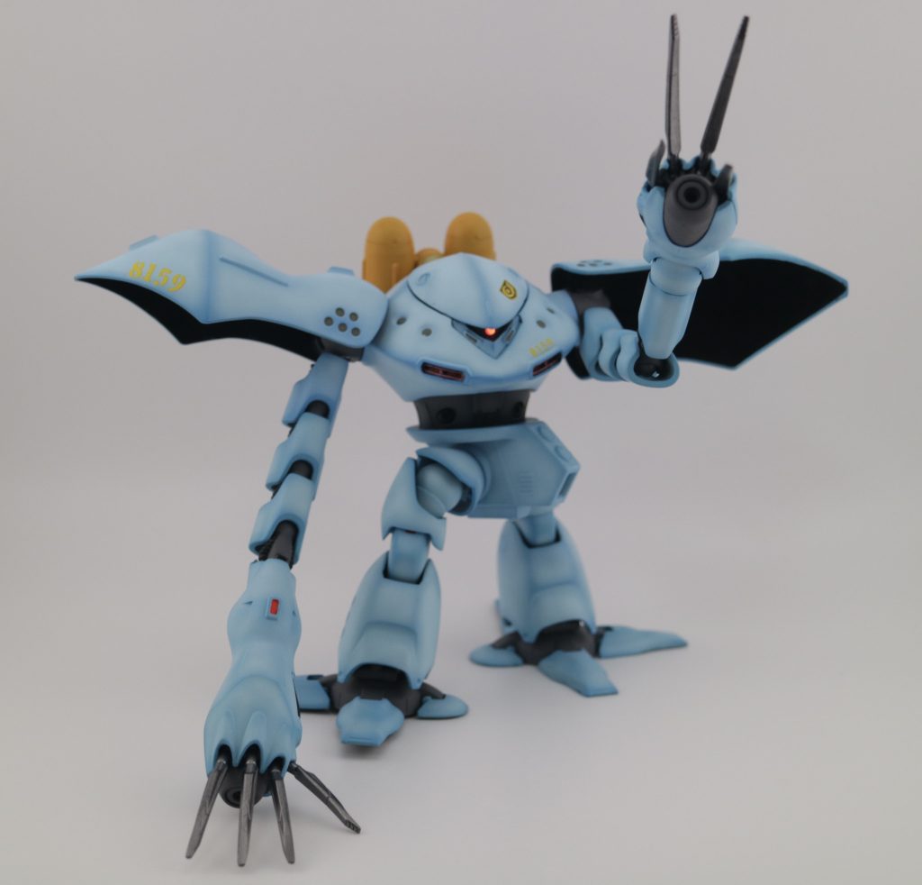 最初は『何じゃ?この異形のMS』と思ったのですが、組み終わって見ると、情が湧いたのか意外とかっこいい最後まで閲覧ありがとうございます次回は、現在製作中のHGジムIIを上げる予定です