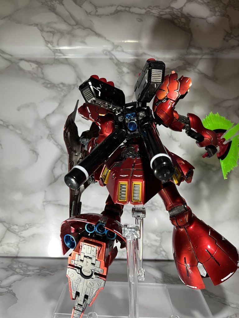 最後にバックショットもご覧くださりありがとうございます。次回は、HG 1/144 ズゴック(SEED FREEDOM Ver.)を作りたいけど予約出来なかったので厳しいかな。