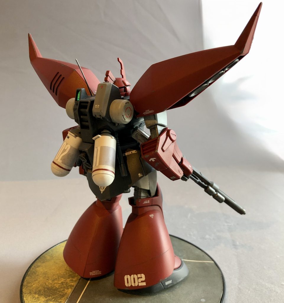 「ＺＺ」登場の「旧MSVリデコ」機はMSVの香りが漂っており,好きなんですが特にリゲルグは私の好きなＭＳトップ10に入るＭＳです。（そもそもゲルググが好き）1年戦争の名機を改修し使い続けたその性能は、第1次ネオジオン紛争時に当時の新鋭機であるZZガンダムを圧倒した事からも、高性能であったと言えると思います。