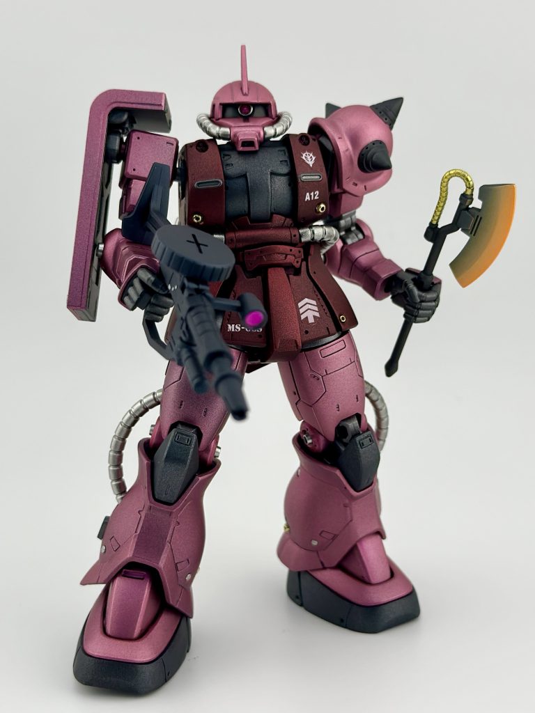 MS-06S ZAKUⅡ (Red Comet Ver.) / マットキャンディ塗装–2枚目/制作者：Re_passo