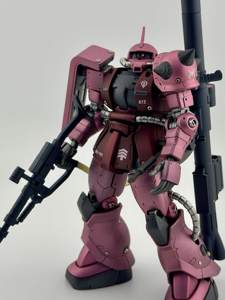 MS-06S ZAKUⅡ (Red Comet Ver.) / マットキャンディ塗装–4枚目/制作者：Re_passo