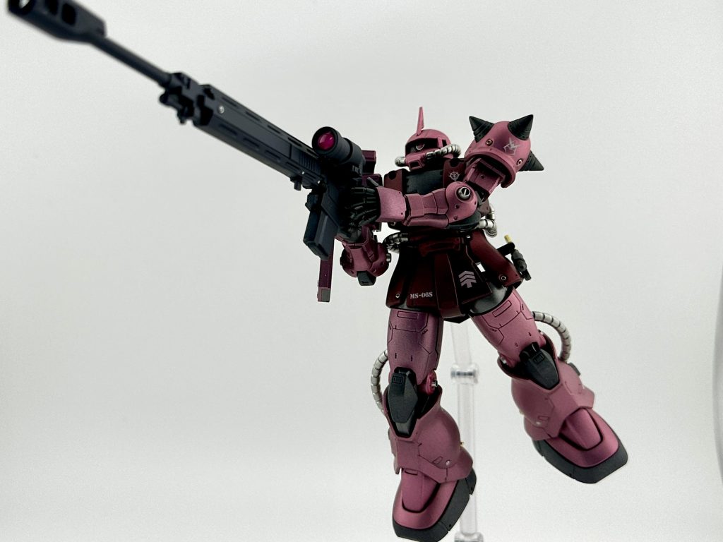 MS-06S ZAKUⅡ (Red Comet Ver.) / マットキャンディ塗装–5枚目/制作者：Re_passo