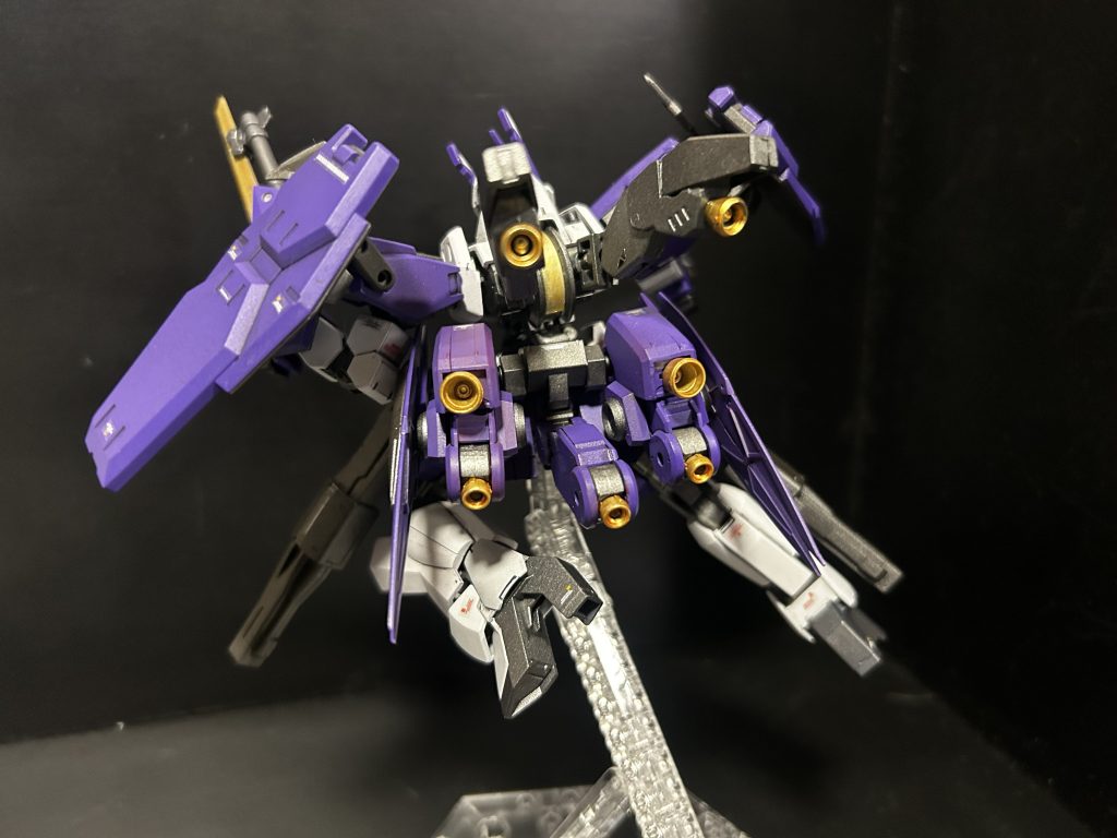 バーニアもりもりです。グラハムでも気を失うんやないやろか？笑余剰パーツとジャンクパーツで作成。