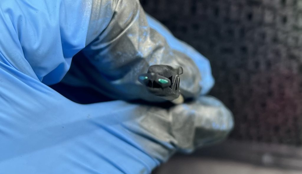 画像がちょっと荒いんですけど魂のラッカー１発塗り分けしました