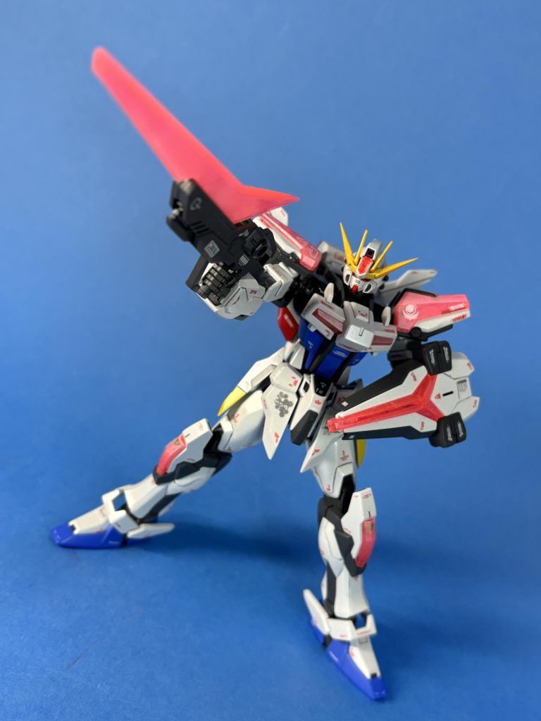 ビーム刃取り付け。