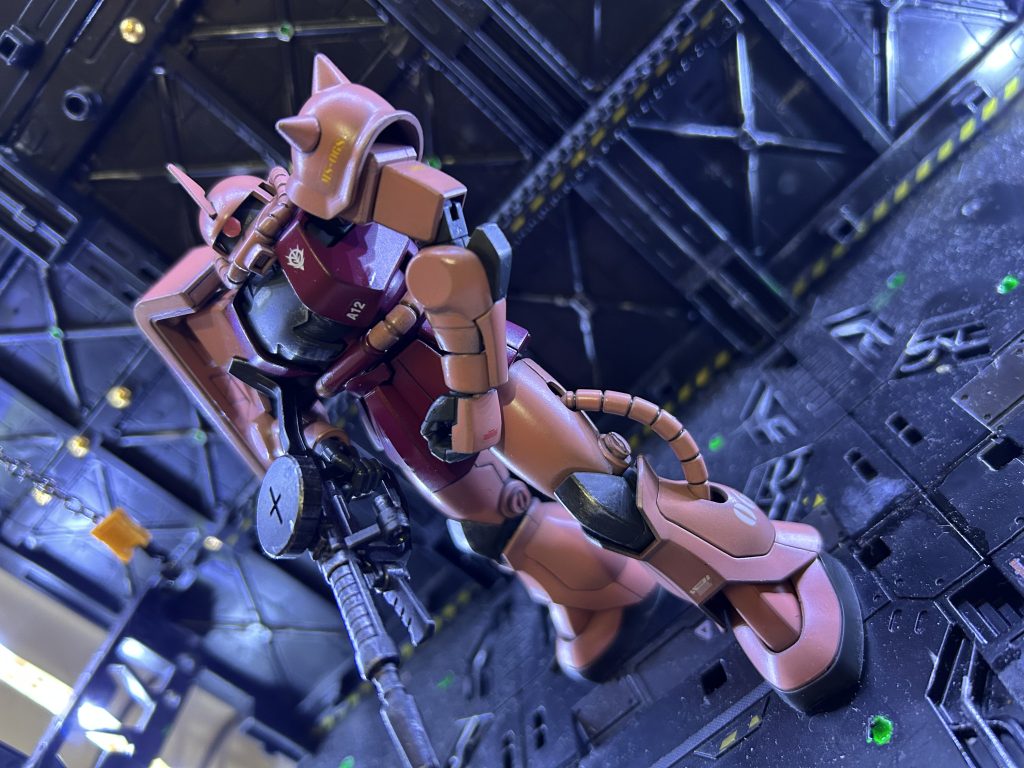 HGUCシャア専用ザクII–3枚目/制作者：@ich_taka