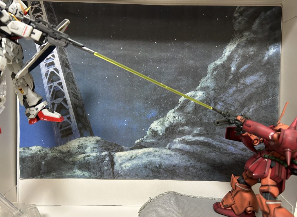 ジャブロー戦をイメージやっぱりコレはやりたくなりますね！