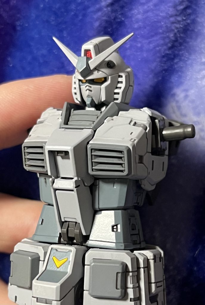 塗装、スミ入れをして組んでみた姿。