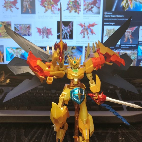 Core Superior Dragon Gundam – WIP 01