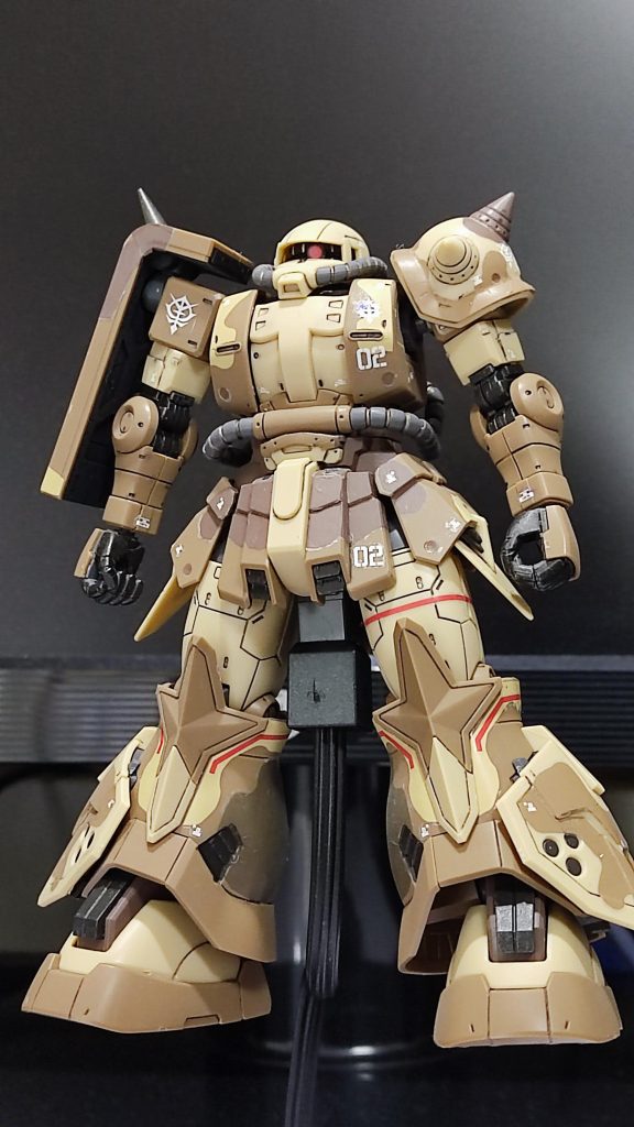 ここまで作るのに結構な手間がかかったので、ウェザリングするかどうか、さんざん悩みました。