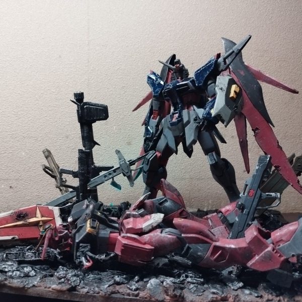 最後の戦い　MG　デスティニーガンダム Spec2 ソードインパルスSpec2