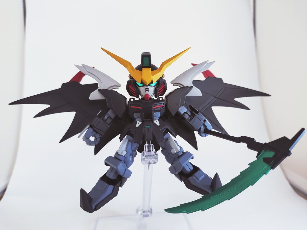 全体キットそのままですがバランスの良いプロポーションだと思いますトゲトゲしてる箇所が多くてシャープ化のやりがいありましたね