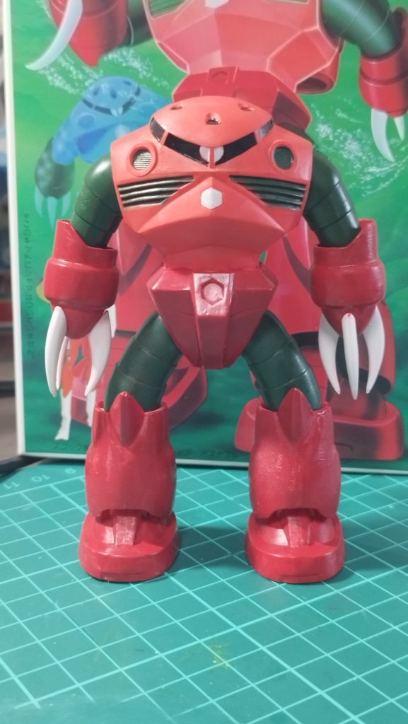 ムラはつや消しクリアーで消えるので一旦このままで重ね塗りは、今後考えます。