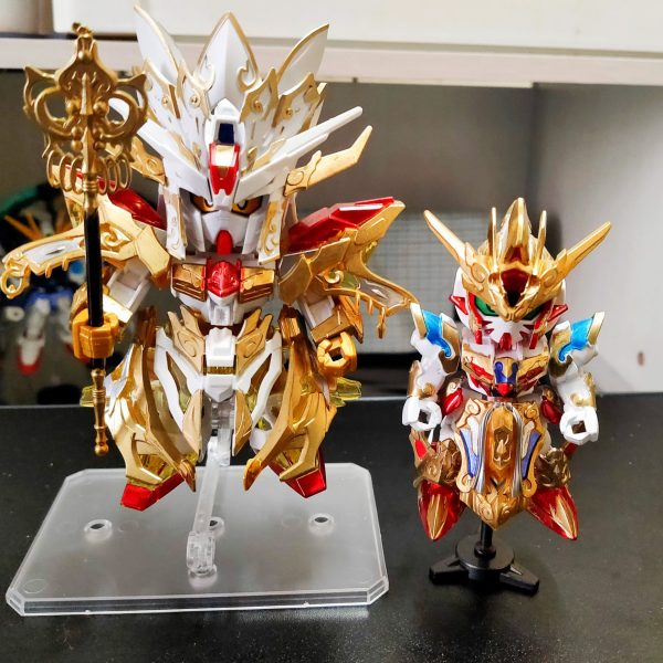 SD 三蔵ストライクフリーダム＆復活の悟空インパルス