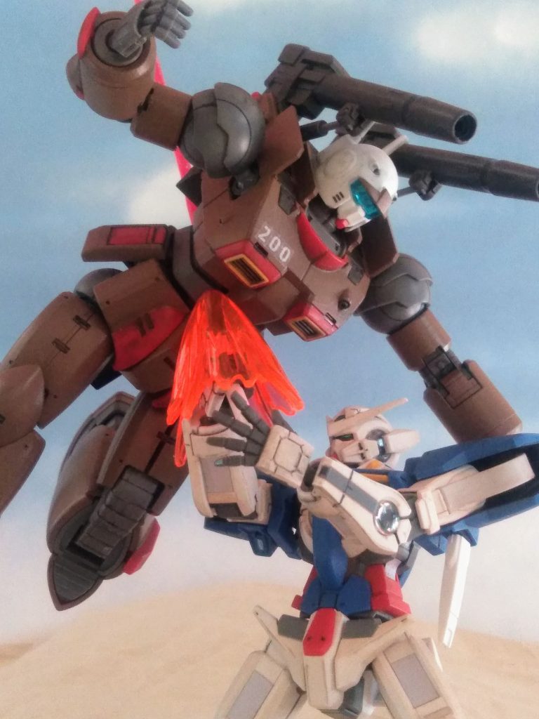 『歴史上 初のモビルスーツ戦・・・呆気ないモノだな・・・』  by 赤い人