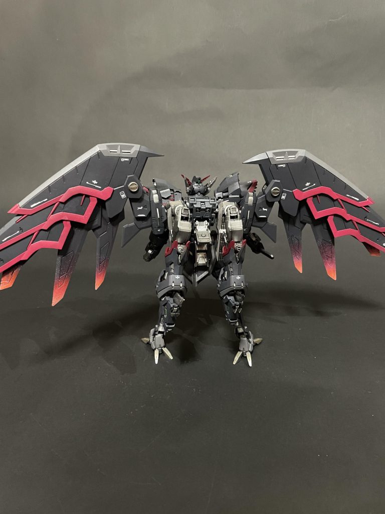 後ろから。で、元々の足は背中に移動。