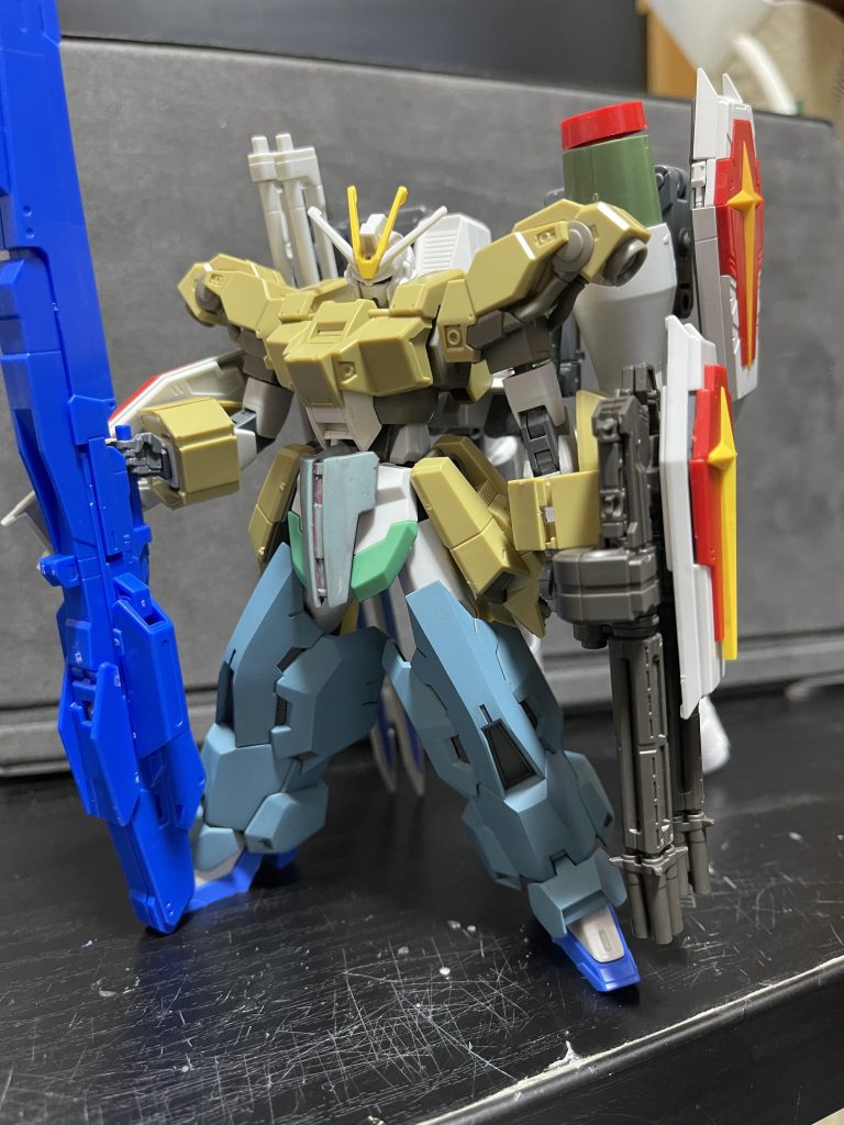 作成中。武器とバックパックは色々悩みました。最後まで閲覧頂きありがとうございます。インパルスがずっと続いたので次は違うものにしようと思いますw