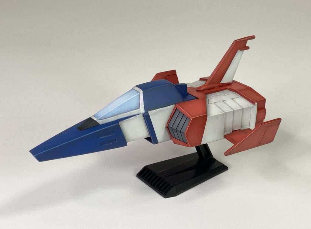 旧キット名物のでかいコアファイター（ガンダムのお腹には絶対入らない！）でたらめなサイズ感ですが、後述する合体時に真価を発揮します！