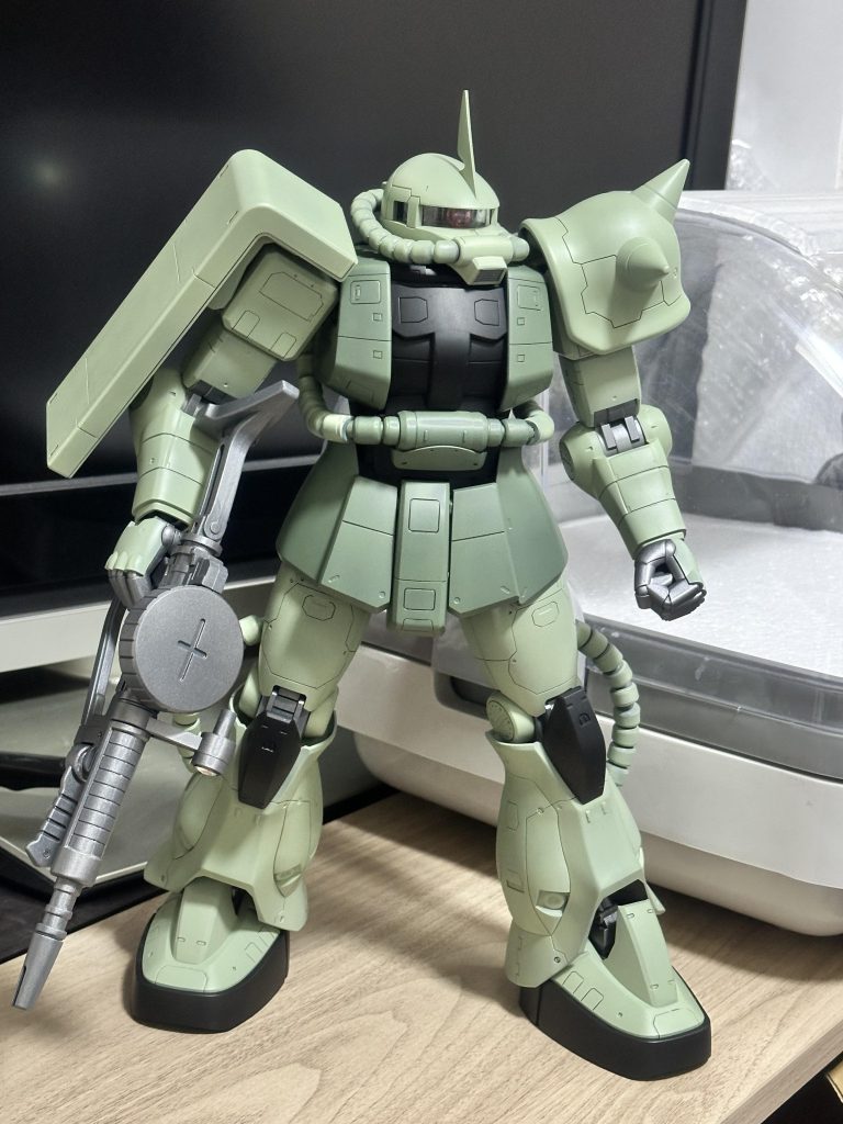 汚し塗装もするべきか迷いましたがいったんこれで完成。