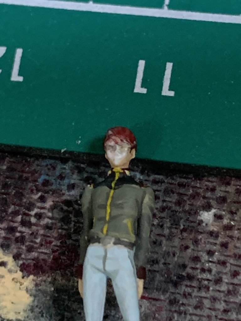 顔だけ薄め液で塗装剥がし